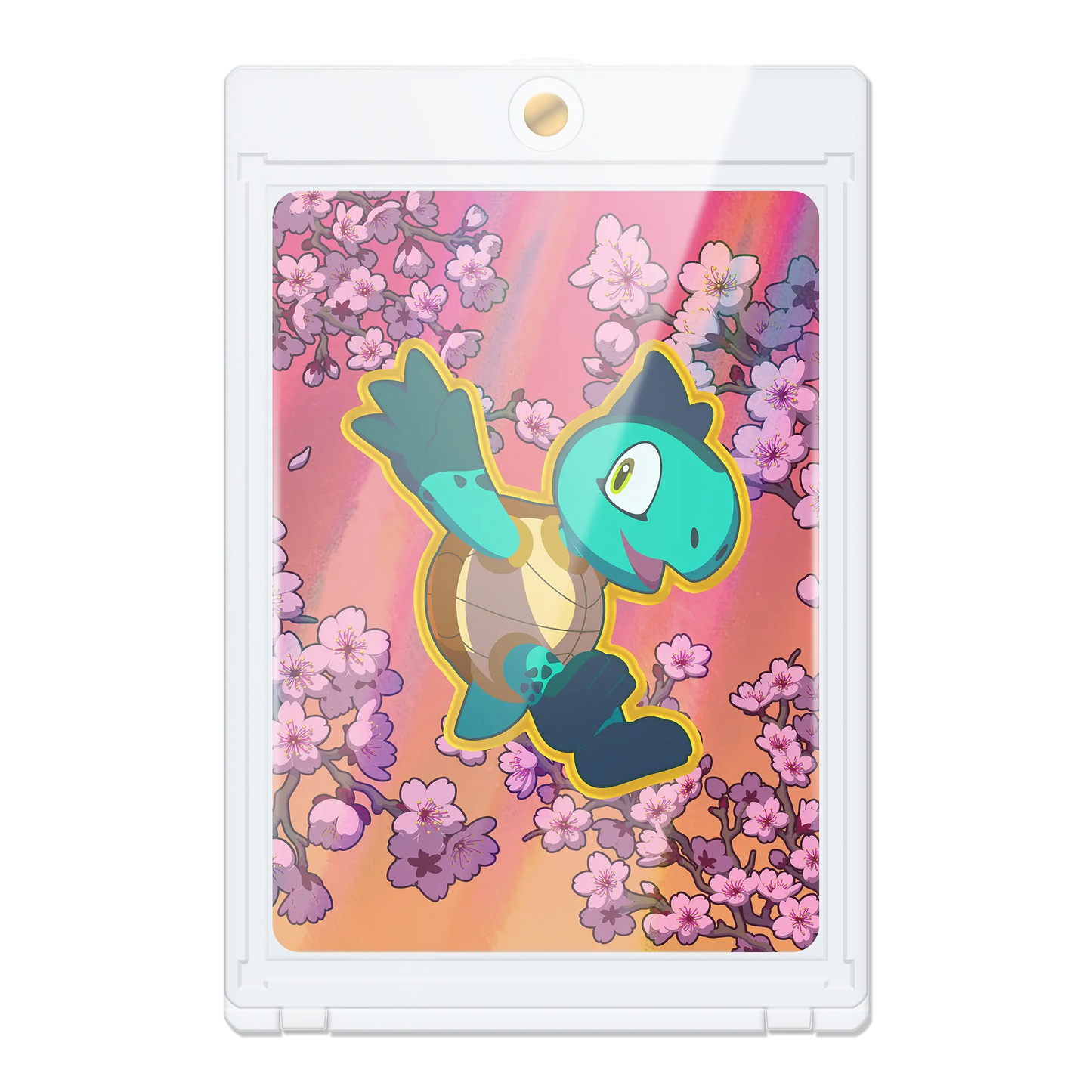 clear magnetic card holder with 100pt thickness for sports cards