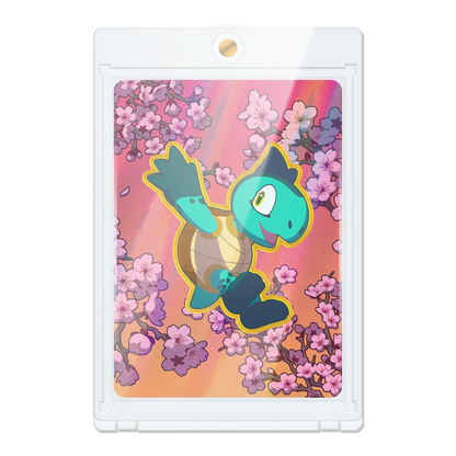 clear magnetic card holder with 100pt thickness for sports cards