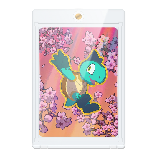 clear magnetic card holder with 100pt thickness for sports cards