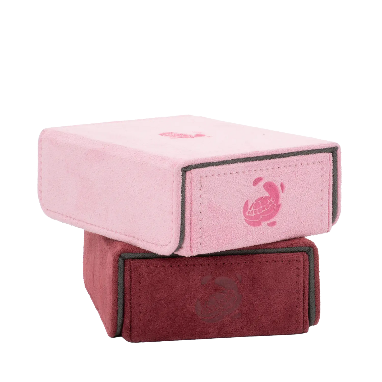 Resiplush TokenCove Pastel Pink or Wine Red alias Burgundy dice and token box for trading card game counters and sleeved cards
