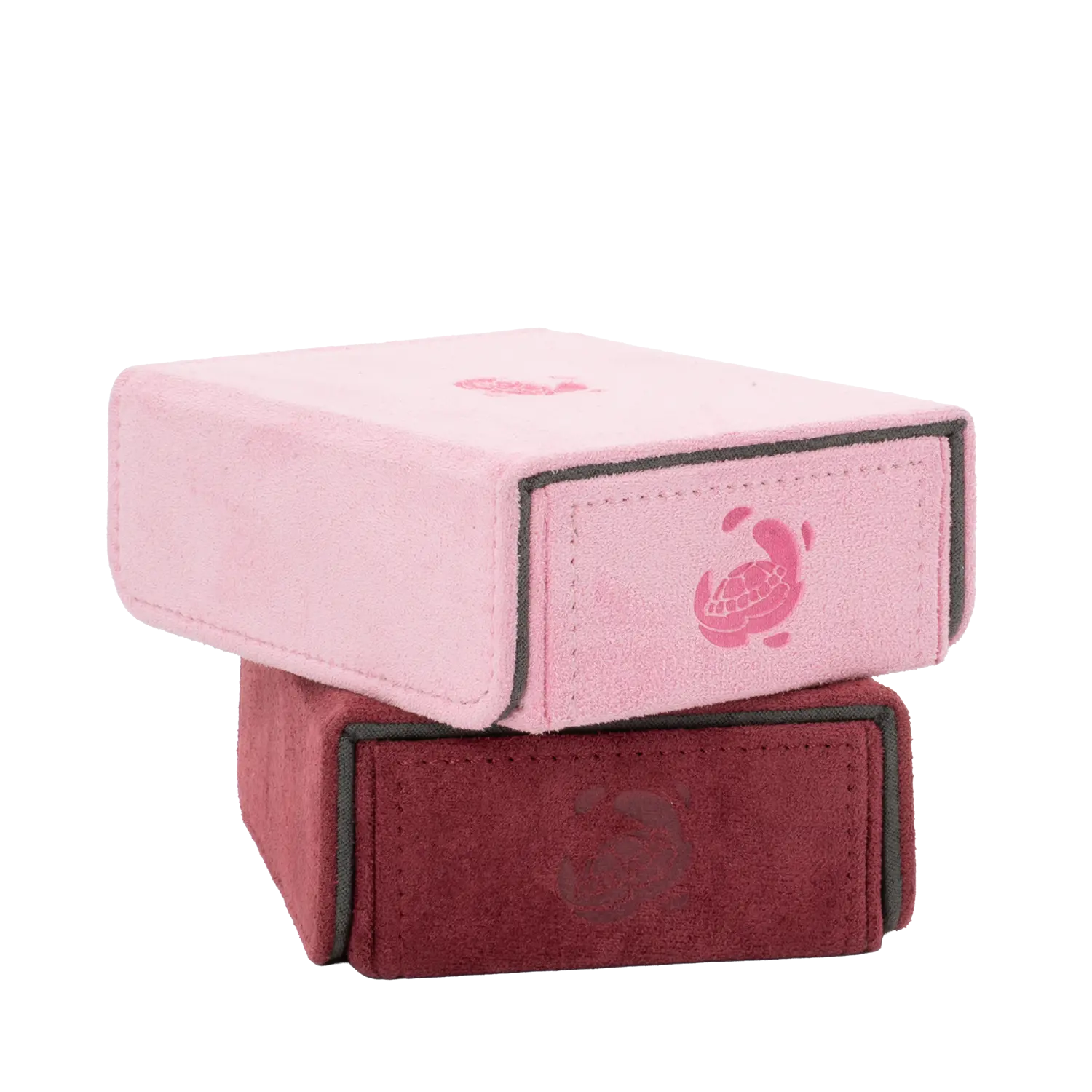 Resiplush TokenCove Pastel Pink or Wine Red alias Burgundy dice and token box for trading card game counters and sleeved cards