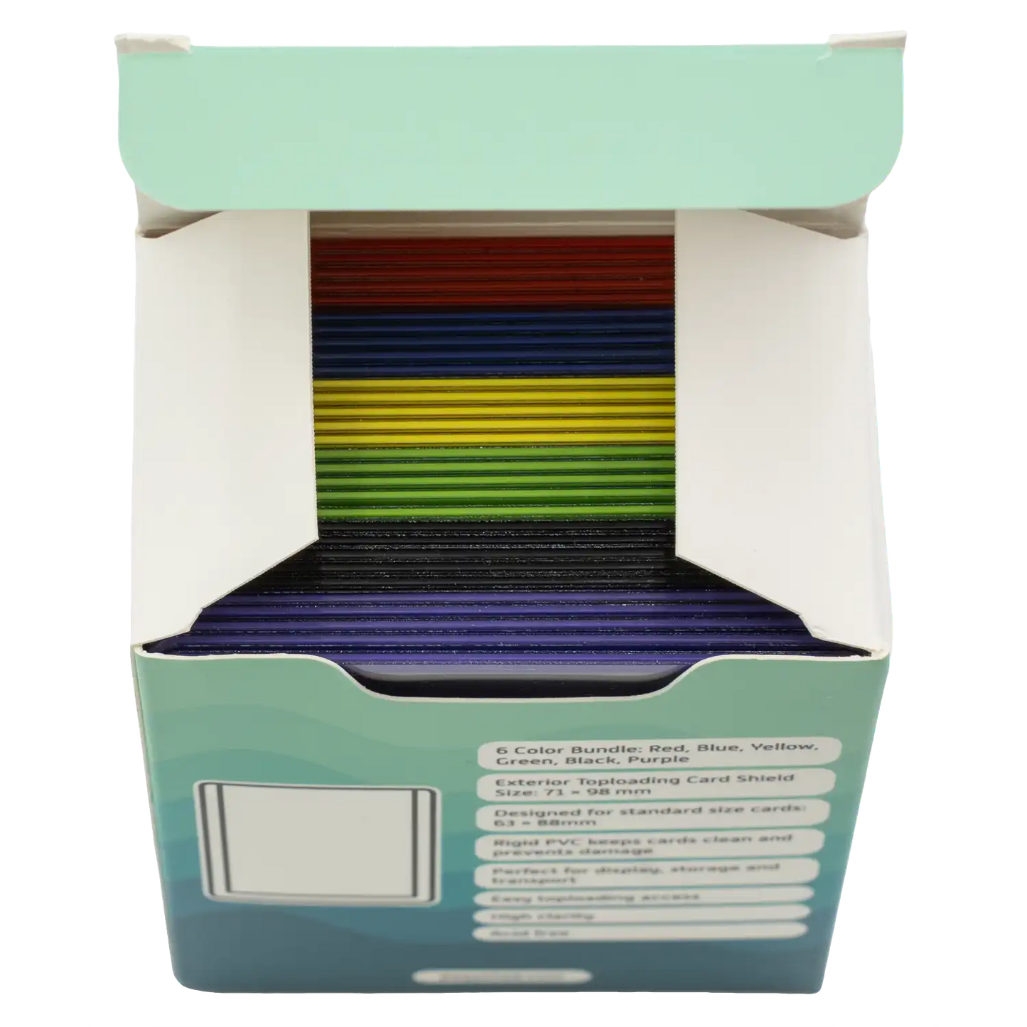 Toploading Card Shields – Gemischtes Set (30-Pack, je 6 Farben)