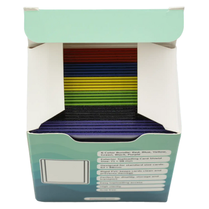 Toploading Card Shields – Gemischtes Set (30-Pack, je 6 Farben)