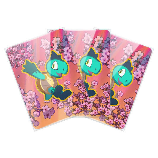 fan of thick sideloading clear inner sleeves for double-sleeving standard size tcg trading cards