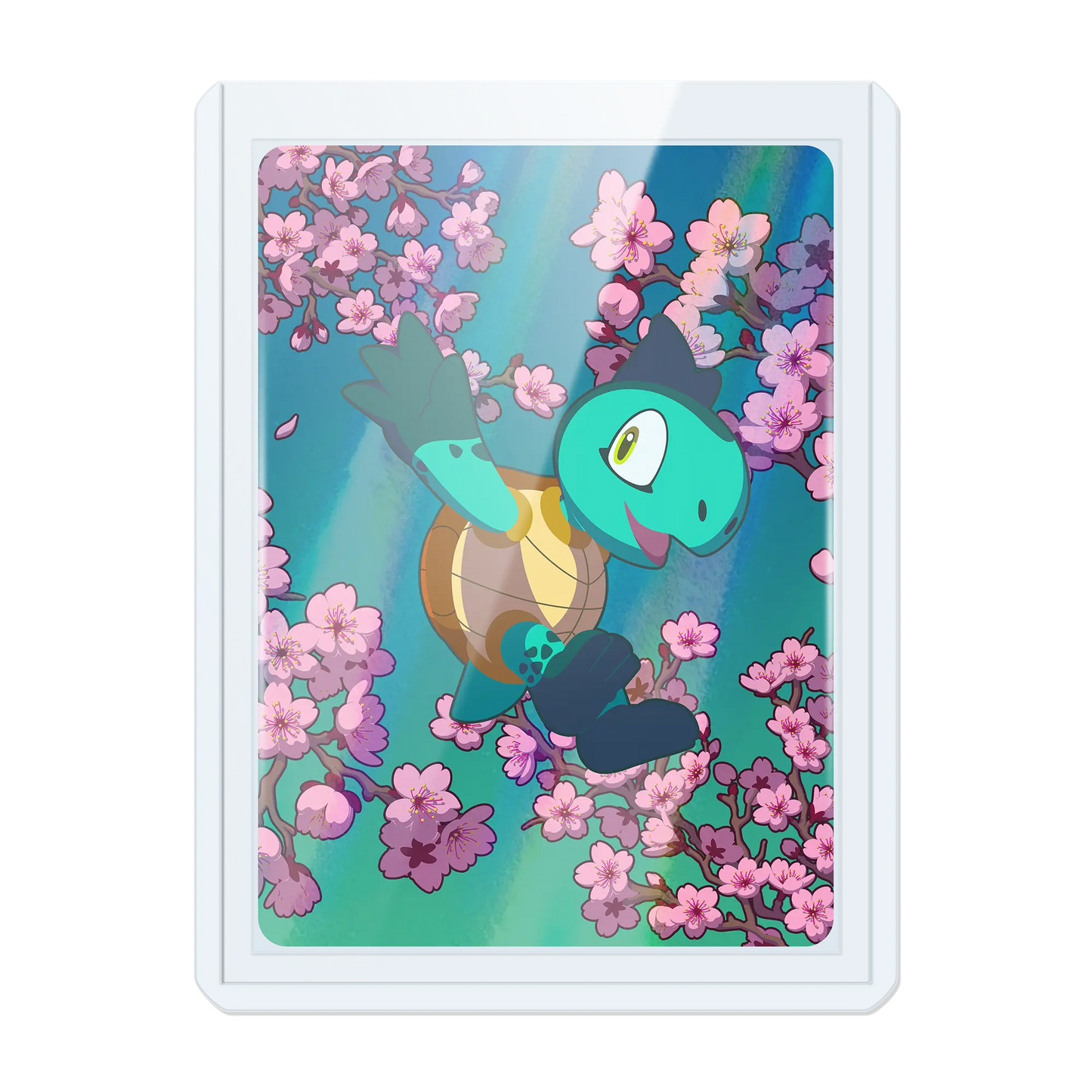 clear toploader with 35pt thickness for standard and japanese size tcg trading cards