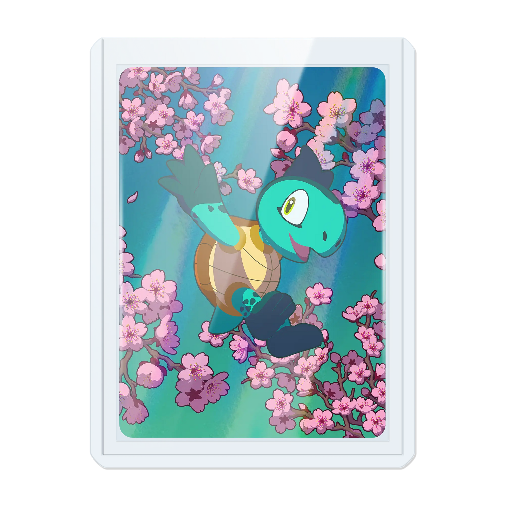 clear toploader with 35pt thickness for standard and japanese size tcg trading cards